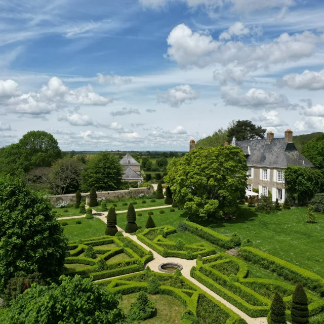Vue aérienne du Domaine