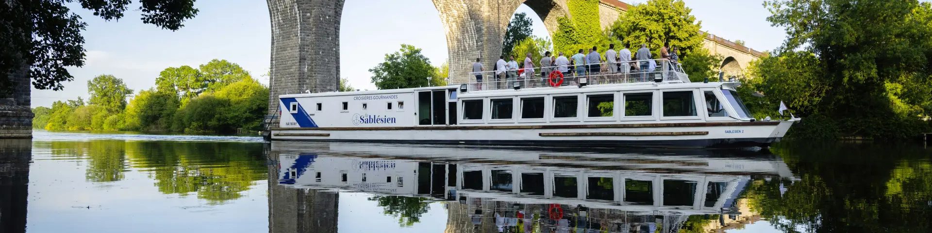 Le bateau le Sablésien - croisière apéritive